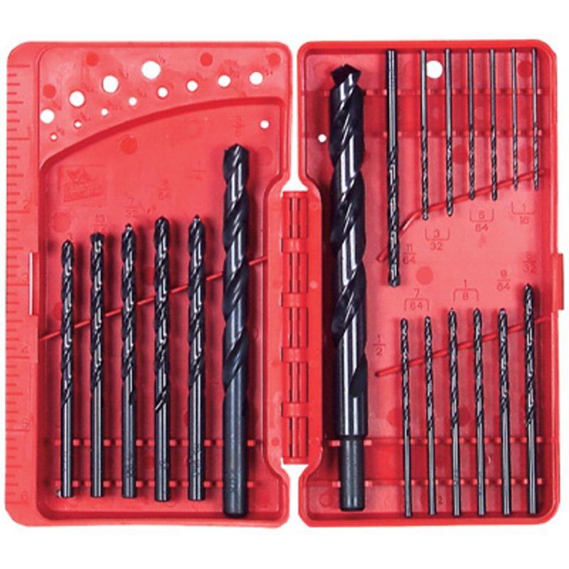bosch 12220 20 piece fractional black oxide drill bit set Janell